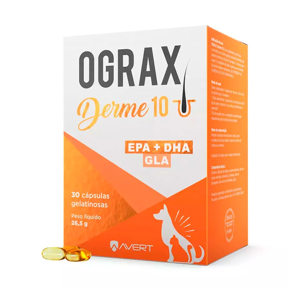 Ograx Derme10 C/30 Comprimidos