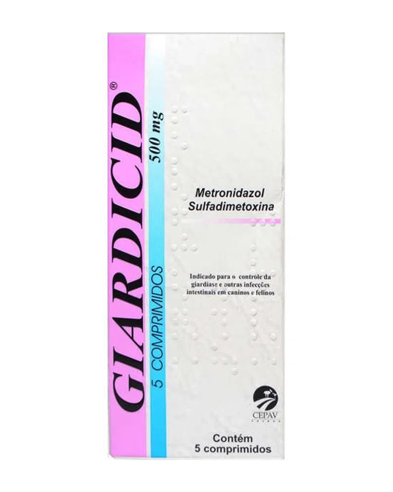 Giardicid 500mg Cx 5 Comprimidos