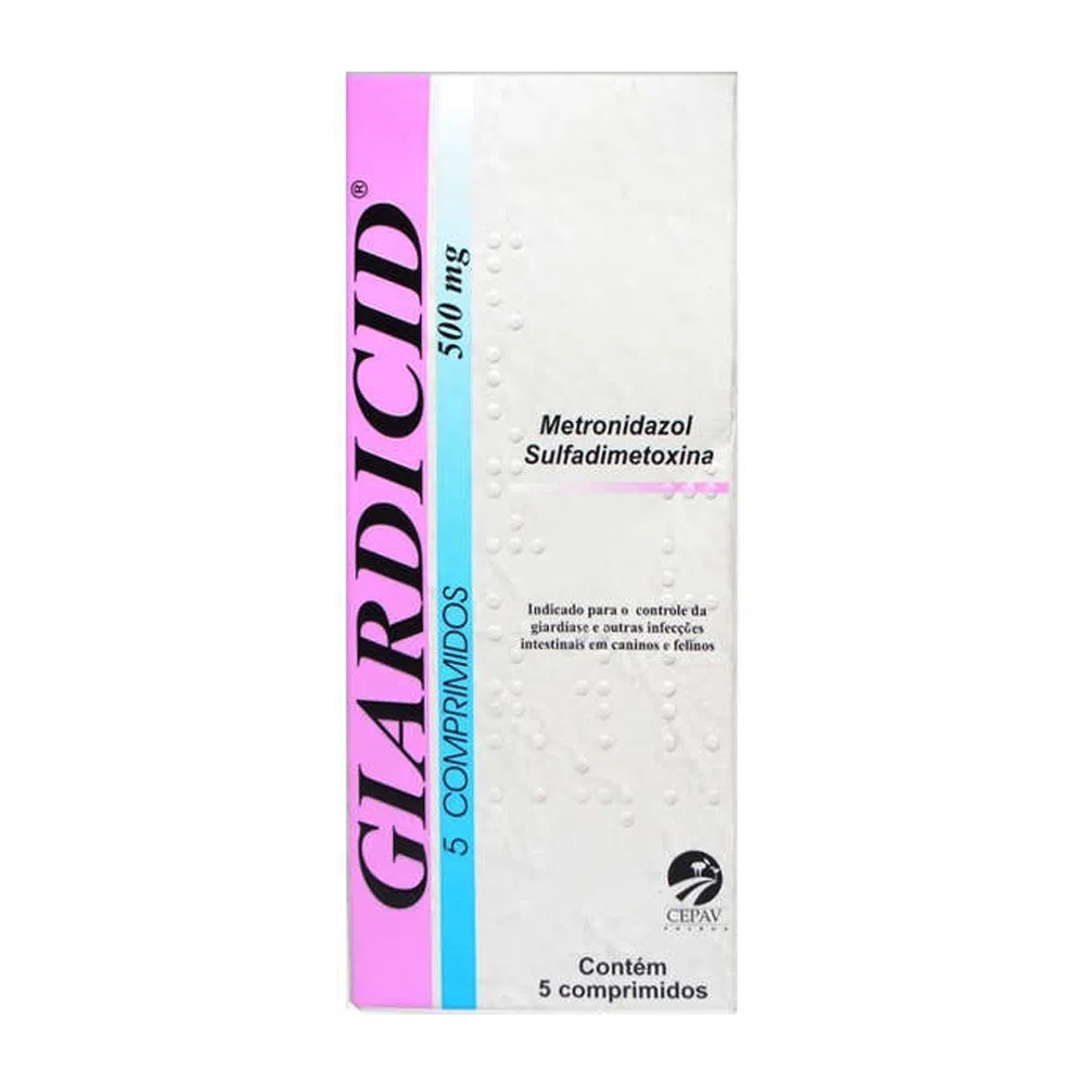 Giardicid 500mg Cx 5 Comprimidos