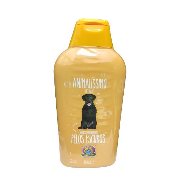 Shampoo Animalissimo Pelos Escuros 500ml